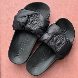 Naked Wolfe Black Slides